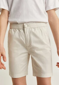 Bermudas Lisas Boton-Scalpers Outlet
