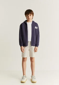 Bermudas Lisas Boton-Scalpers Outlet