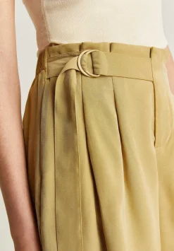 Bermudas Tencel Detalle Cinturon-Scalpers Clearance