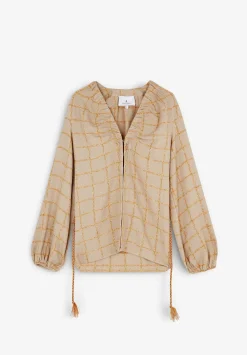 Blazer Cuadros Detalle Cordon-Scalpers Sale