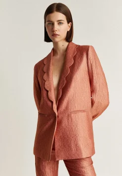 Blazer Detalle Solapas Ondas-Scalpers Online