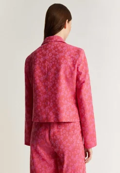 Blazer Jacquard Flores-Scalpers Fashion