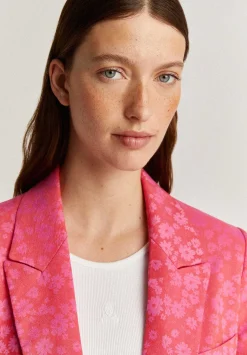 Blazer Jacquard Flores-Scalpers Fashion