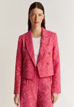 Blazer Jacquard Flores-Scalpers Fashion