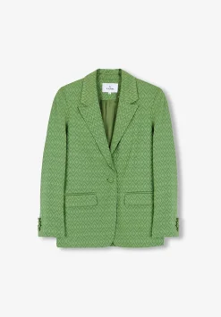 Blazer Tejido Jacquard-Scalpers Best Sale