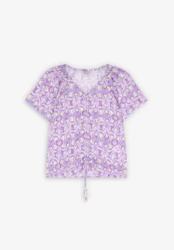 Blusa Ikat Frunce-Scalpers Best Sale