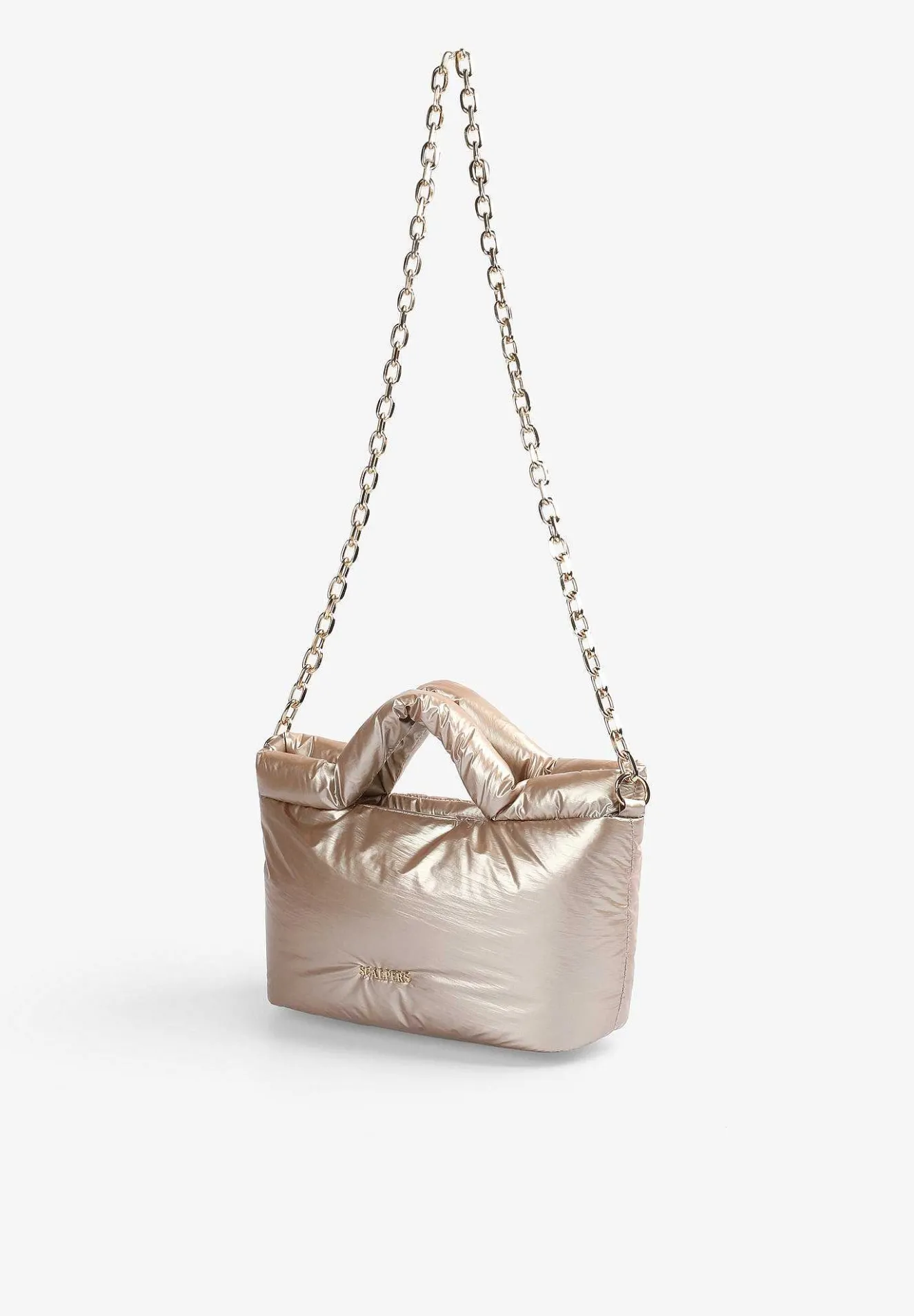 Bolso Mini Metalizado Cadena-Scalpers Flash Sale