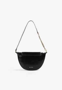 Bolso Piel Media Luna Cristales-Scalpers New