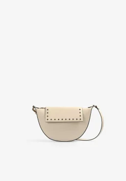 Bolso Piel Media Luna Cristales-Scalpers Store