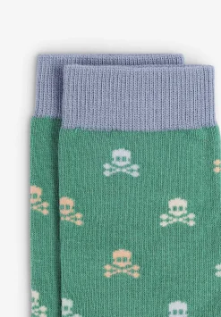 Calcetines Calaveras Multicolor All Over-Scalpers Best