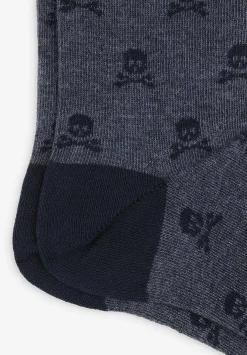 Calcetines Print Calavera-Scalpers New