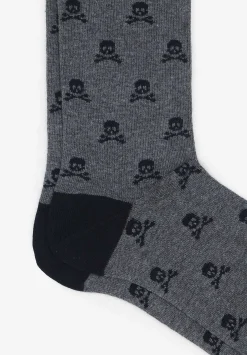 Calcetines Print Calavera-Scalpers Cheap