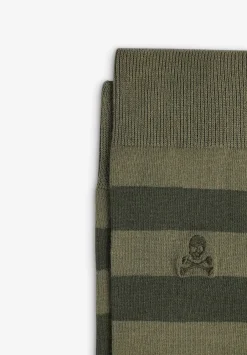 Calcetines Rayas Calavera-Scalpers Cheap