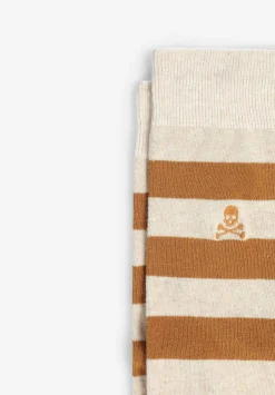 Calcetines Rayas Calavera-Scalpers Online
