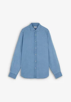 Camisa Denim Botones Contraste-Scalpers Discount
