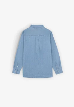 Camisa Denim Cuello Botones-Scalpers Clearance
