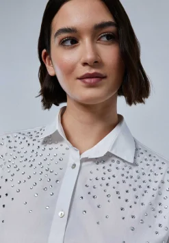 Camisa Detalle Abalorios-Scalpers Sale