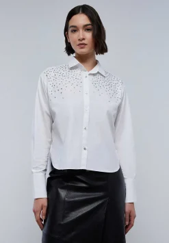Camisa Detalle Abalorios-Scalpers Sale