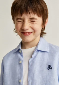 Camisa Lino Cuello Cutaway-Scalpers Store