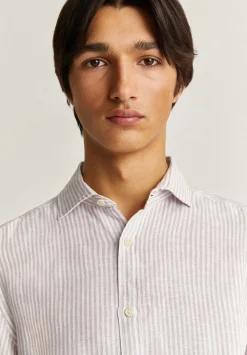 Camisa Lino Rayas-Scalpers Fashion