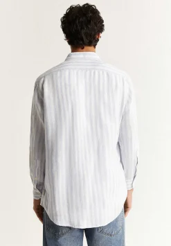 Camisa Lino Rayas-Scalpers Sale