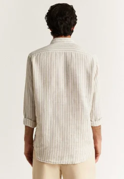 Camisa Lino Rayas-Scalpers Hot