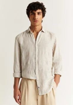 Camisa Lino Rayas-Scalpers Hot