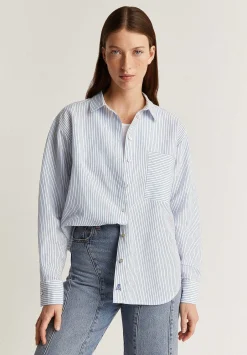 Camisa Lino Rayas Combinadas-Scalpers Outlet