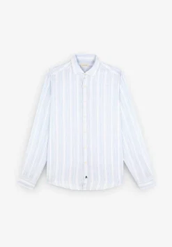 Camisa Premium Lino Rayas Slim-Scalpers Hot
