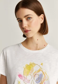 Camiseta Calavera Glitter-Scalpers Cheap