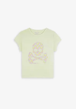 Camiseta Calavera Print Zigzag-Scalpers New