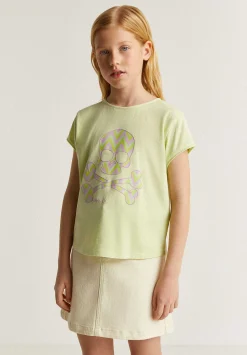 Camiseta Calavera Print Zigzag-Scalpers New