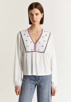 Camiseta Detalles Bordados-Scalpers Discount