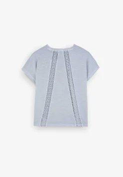 Camiseta Flame Detalle Trasero Encaje-Scalpers Fashion