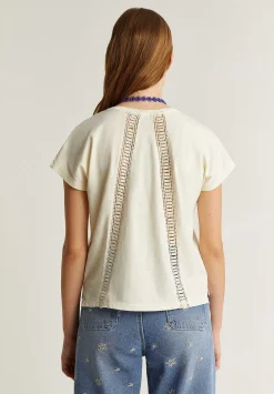 Camiseta Flame Detalle Trasero Encaje-Scalpers New
