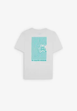Camiseta Print Calavera Silueta-Scalpers Cheap