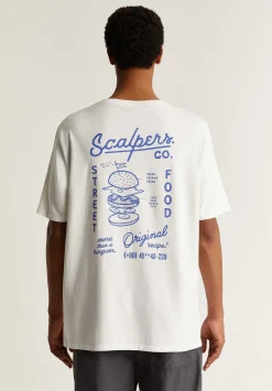 Camiseta Print Contraste-Scalpers Clearance