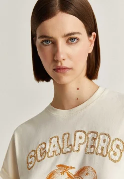 Camiseta Print Lurex-Scalpers Best Sale