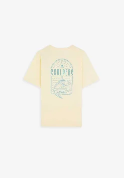 Camiseta Print Trasero Contraste-Scalpers Shop