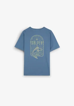 Camiseta Print Trasero Contraste-Scalpers Shop