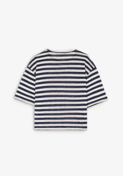 Camiseta Rayas Lino-Scalpers Sale
