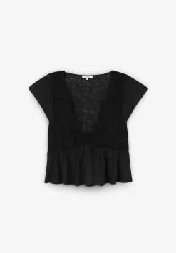 Camiseta Rustica Encaje Frontal-Scalpers Shop