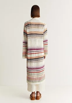 Cardigan Crochet Multicolor-Scalpers New