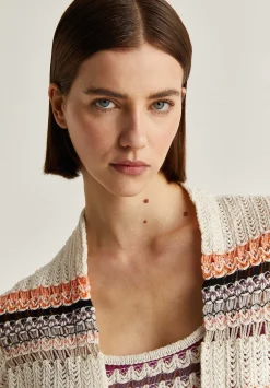 Cardigan Crochet Multicolor-Scalpers New
