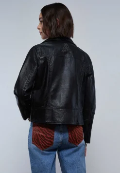 Cazadora Biker Piel-Scalpers Hot