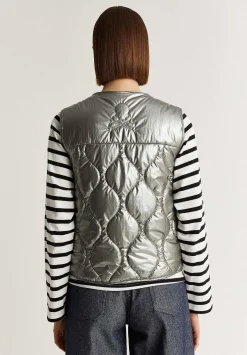 Chaleco Acolchado Cuello Redondo-Scalpers Best Sale