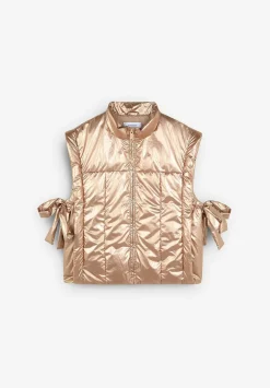 Chaleco Acolchado Detalle Lazos-Scalpers Flash Sale