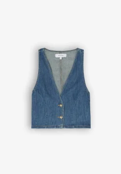 Chaleco Denim Cropped-Scalpers Clearance