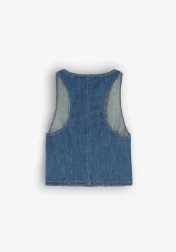 Chaleco Denim Cropped-Scalpers Clearance