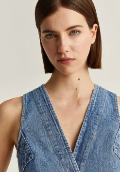 Chaleco Denim Textura-Scalpers New